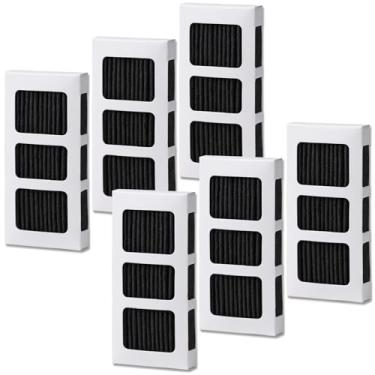 Imagem de Musslan Pacote com 6 filtros de ar para geladeira PAULTRA2 compatível com Frigidaire PAULTRA2 Pure Air Ultra 2, PureAir Ultra II e refrigeradores Electrolux 242047805, 5303918847, EAP12364179