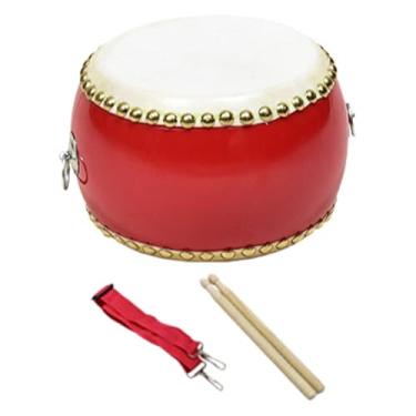 Imagem de Milageto 5.91 polegadas de madeira conjunto de tambor de percussão, de ensino de ensino crianças tambor de tambor de mão para crianças meninos meninas