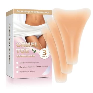 Imagem de Corretivo de dedo de camelo, ocultador de dedo de camelo sem costura, inserção de dedo de camelo, protetor de roupa íntima sem dedos de camelo, almofadas de dedo de camelo de silicone invisível
