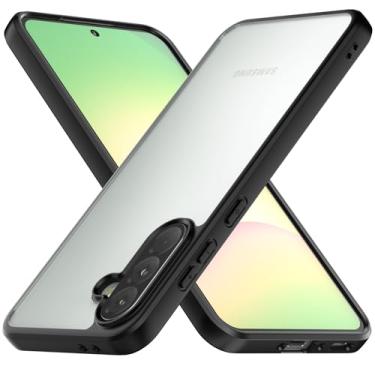 Imagem de Foluu Capa Slim Fit para Samsung Galaxy A56 5G - Capa protetora à prova de choque para Samsung Galaxy A56 5G 2025 (preto)