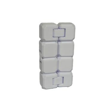 Imagem de Cubo Infinito Magico Fidget Anti Stresse Ansiedade Diversas Cores Presente Coordenação (Branco)