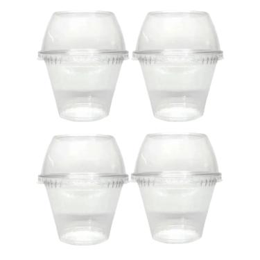 Imagem de 200un. Copo Felicidade c/ Tampa Bolha Fechada 250ml G677