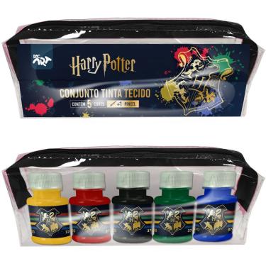 Imagem de Estojo com tinta tecido harry potter 5 cores 37ML 4992 - dac