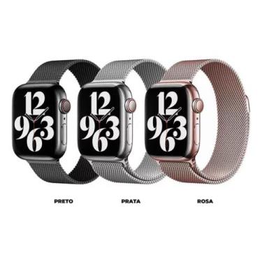 Imagem de Kit 3 Pulseiras Milanese Metal Para Smartwatch 42/45/47/49mm - Generek