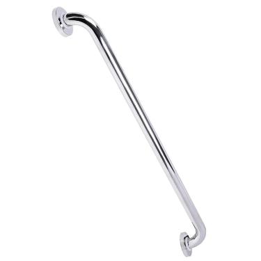 Imagem de Barra de Apoio Inox 80cm Acessibilidade Idoso Deficiente Banheiro Box Suporte Cadeirante Corrimao Escada Segurança