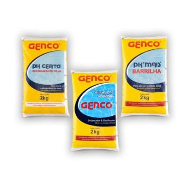 Imagem de Kit pH Certo, pH Mais e Sulfato de Alumínio  - Genco
