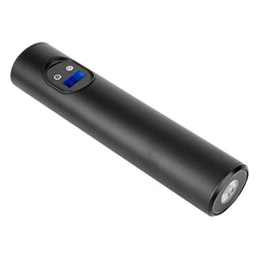 Imagem de Bomba Inflável Portátil 12V 150PIS Inflador de Pneus Digital para Carro, Bicicleta e Motocicleta O Manômetro é Fácil de Usar, Basta Conectar Ao para Corrente e ou (Preto)