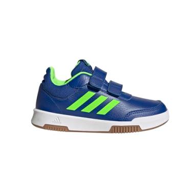 Imagem de adidas Tênis infantil masculino Tensaur Sport 2.0 Cf com cadarço casual - azul, verde, branco, Preto, 18