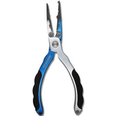 Imagem de Alicate De Pesca Multiuso Alumínio Jignesis Fap-052 Azul - Chang