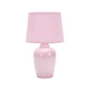 Imagem de Luminária Abajur Taschibra Pottery 32cm E27 Bivolt Rosa