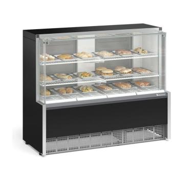Imagem de Vitrine Estufa Gelopar Com Bandeja 140 Cm Preto 50-60hz 220v Meqa-140r