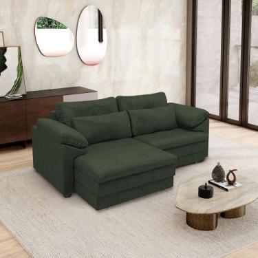 Imagem de Sofá Retrátil Elétrico Sala de Estar Nolan Bipartido 175cm Conforto Pr