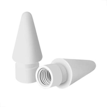 Imagem de Ponta Ponteira Substituição Compatível Apple Pencil 1 e 2 Geração Caneta, ponteira reposição apple pencil