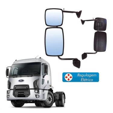 Imagem de Retrovisor Completo Ford Cargo 2012 2013 Le Com Regulagem - Globo