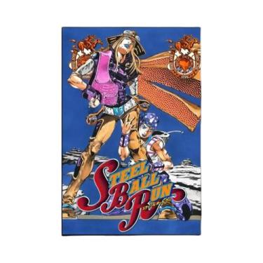 Imagem de Anime Jojo Steel Ball Run Pintura Em Tela Arte De Parede Poster Modern