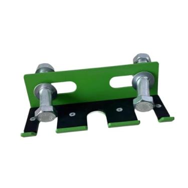 Imagem de Colaxi Suporte de barra para rack de agachamento, suporte de barra de academia, acessório comercial para academia doméstica com furo de 26 mm para de supino, Verde