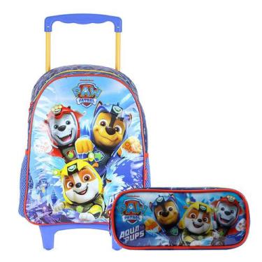 Imagem de Kit Mochila Patrulha Canina Pups Paw Patrol e Estojo Xeryus