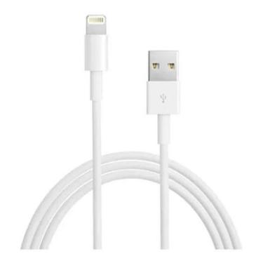 Imagem de Cabo Usb Padrão Lightning Branco + Nf - Fokus