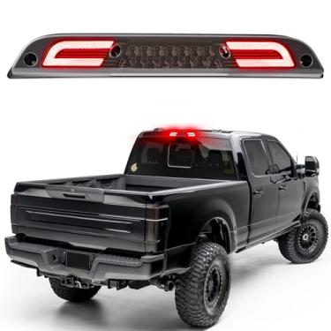Imagem de HTZCMOTO Substituição de luz de freio estroboscópica de LED F1 para F150 2015-2025/ F250 F350 F450 F550 Super Duty 2017-2025/ Ranger 2019-2025/ Maverick 2021-2025, FL3Z13A6111 3A, fumê L pt