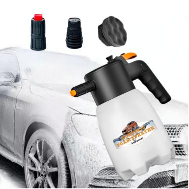 Imagem de Anhuaner 2025 Novo pulverizador elétrico de espuma para lavagem de carro, bomba pulverizador alimentado por bateria recarregável para jardim, bomba de carro, pulverizador de espuma para limpeza