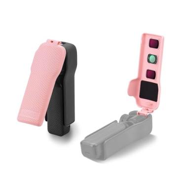 Imagem de BRDRC Capa Protetora Para Câmera Pocket 3, Gimbal Flip, Tampa De Lente, Filtros Dji Osmo Creator Combo (Rosa)