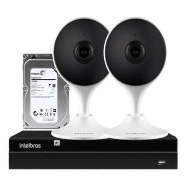Imagem de Kit 2 Câmeras Im3 Wi-fi Com Hd 1tb E Nvd P/ 4 Câmeras - INTELBRAS
