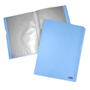 Imagem de Pasta Catálogo A4 Serena c/ 30 plásticos, Dello, Azul Pastel, 6035.BP.0020