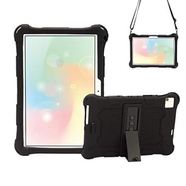 Imagem de AKNICI Capa de silicone de 25 cm para Dragon Touch Notepad 102, Pritom L10, YESTEL T5, TECLAST P20HD/M40/M40PRO, Blackview Tab8/Tab8E/Tab 9/Tab10, VASTKING KingPad K10/K10 Pro, Ulefone TAB A7, BinBin