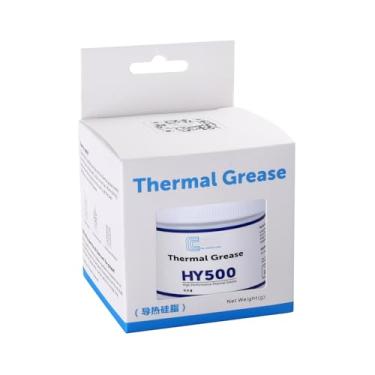 Imagem de HY500-200g CPU dissipador de calor térmico pasta graxa composto condutividade térmica: > 1,93W/m-k alto desempenho à base de carbono para CPU PC GPU PS5-200 gramas..