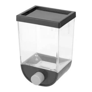 Imagem de Dispenser de Parede para Grãos, Cereais e Alimentos, 1000ml, Transparente, Mais Espaço e Zero Desperdício,Praticidade e Organização!