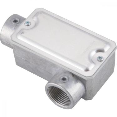 Imagem de Condulete Fixo 3/4" Tipo "Ll" - Com Tampa / Rosca Bsp