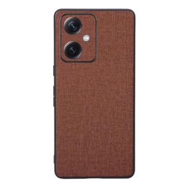 Imagem de Capas Compatível com Xiaomi Redmi Note 12,Design de padrão de tela,Pproteção completa de 360°,Pplástico macio,Proteção contra queda-Brown