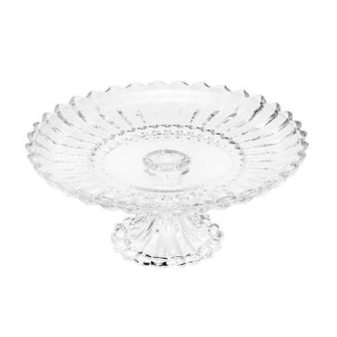 Imagem de Prato Para Bolo Doces Boleira De Cristal C/ Pé Geneva Wolff