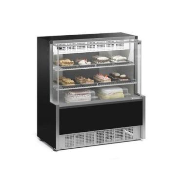 Imagem de Vitrine Refrigerada Gelopar Dupla Função 1,10 m Preto 220V GPEA-110R
