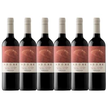 Imagem de Caixa c/ 6 unidades do vinho Adobe Emiliana Cabernet Sauvignon 750ml