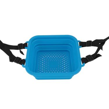 Imagem de FTVOGUE Balde de Banheira de Banho de Silicone Dobrável Balde Portátil Eficiente de Banho de de Gelo Com Tecnologia de Refrigeração Rápida para Viagens Em Casa (Azul)