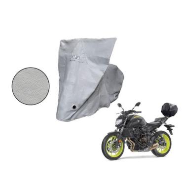 Imagem de Capa Protetora Moto Yamaha MT03 MT07 MT09 Baú Cinza - Kahawai, cinza