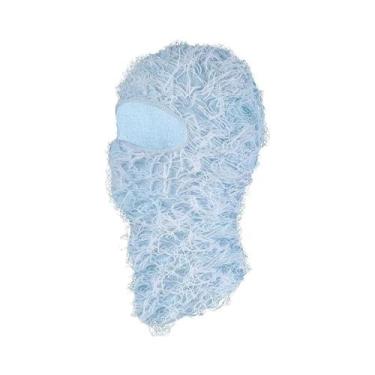 Imagem de Gorro De Malha Com Máscara De Esqui Camuflada Quente À Prova De Vento 
