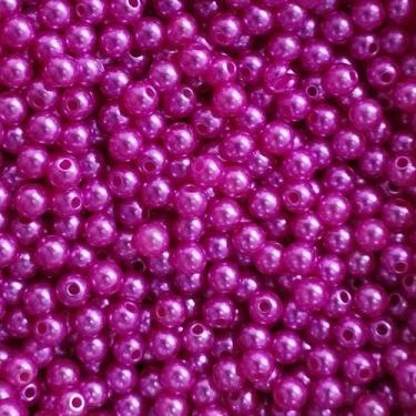Imagem de PÉROLA DE ABS LISA Nº 05 20G PEROLA 5MM - LADEIRA BIJUTERIAS, ROSA PIN