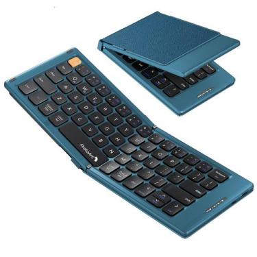 Imagem de Teclado compacto dobrável ProtoArc, teclado Bluetooth portátil XK04 co