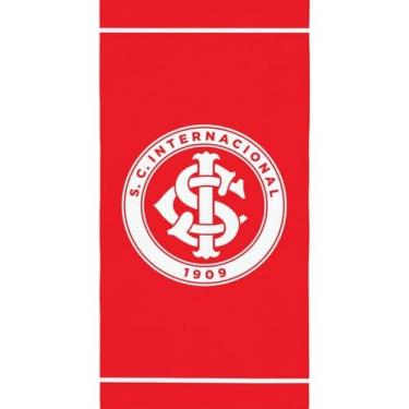Imagem de Toalha De Banho Lepper Aveludada Estampada Times De Futebol (Internacional)