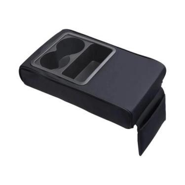 Imagem de Almofada Universal Para Apoio De Braço De Carro Com Porta-Copos, Espum