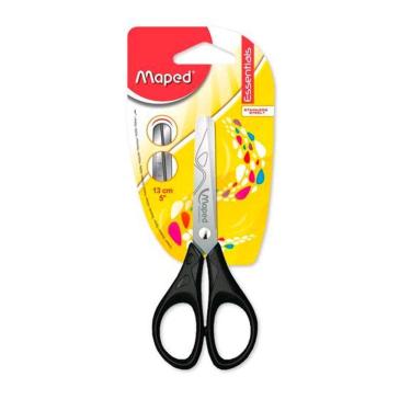 Imagem de Tesoura escolar Essentials 13cm Preta 464260 Maped