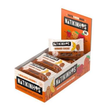 Imagem de Tablete Banana e Cacau Natikinhos Caixa 12un - Nátikos