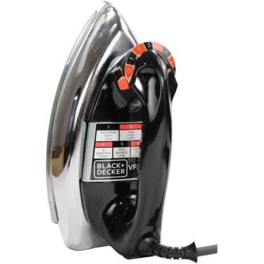 Imagem de Ferro De Passar Roupa Black Decker Classico Vfa1110tm2 Com Base De Alu