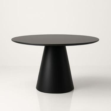 Imagem de Mesa de Jantar Cone Redonda 140 cm Laca - Linn Design Decor
