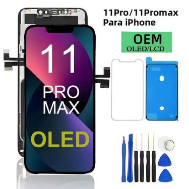Imagem de Substituição De Tela OLED LCD Para iPhone 11 pro Max, Montagem De Digi