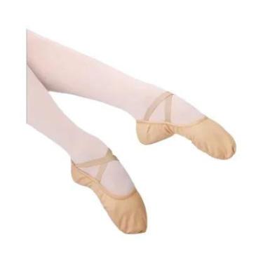 Imagem de Sapatilhas De Balé Para Meninas, Sola Macia, Lona, Sapatos De Dança Pa
