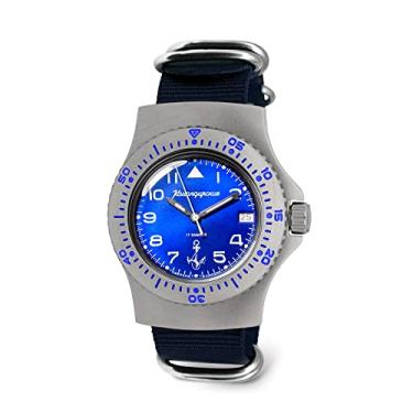 Imagem de VOSTOK | Komandirskie 280684 Relógio de pulso automático Sea Captain Diver, 17J_azul, mergulhador