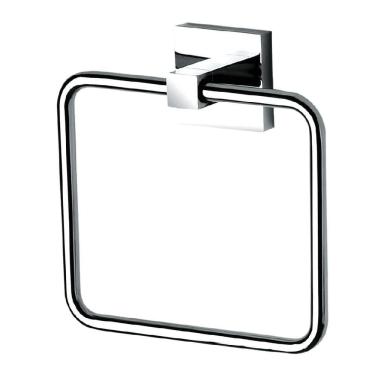 Imagem de Porta Toalha De Rosto Perflex 12120510 C80 Quadra Cromado